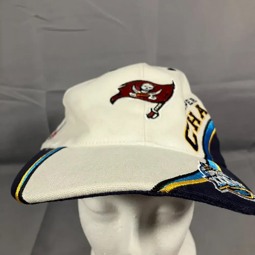 Tampa Bay Buccaneers Super Bowl XXXVII Champions Hat Reebok NFL‎ On Field Cap